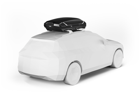 Cốp nóc ôtô Thule Motion 3 L (Đen)