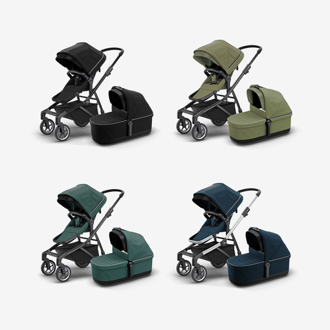 Xe đẩy trẻ em Thule Sleek + Thule Sleek Xám