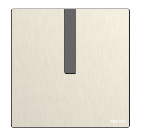 Module công tắc đơn Simon M7 Smart 66E8001MTY-2C màu vàng (Metal Gold) đế vuông