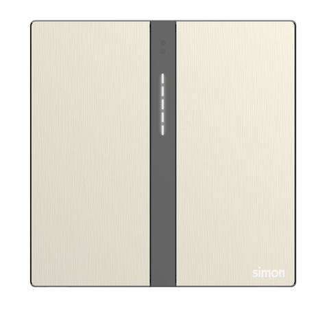 Module công tắc ba Simon M7  Smart (Metal Gold) 66E8003MTY-2C Màu vàng