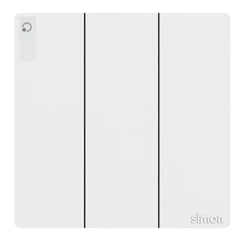 Công tắc ba 1 chiều 16A Simon K3 571031 Màu trắng lắp chuẩn đế vuông