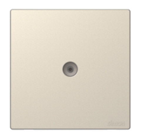 Ổ cắm Tivi đơn Simon K3 575111-46 Màu sâm panh lắp chuẩn đế vuông