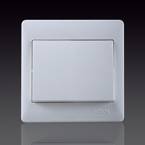 50S- Bộ công tắc đơn trung gian đơn Simon 51026B Màu trắng