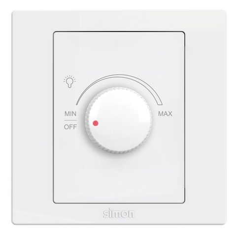 Module Bộ chiết áp đèn màu trắng Simon S5 S5940 lắp đế vuông