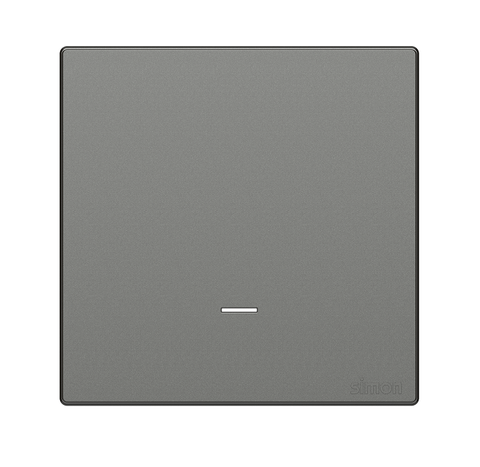 S6- Bộ công tắc 20A 2 cực 1 chiều kèm đèn LED (Grey) Simon 582025-61 Màu xám