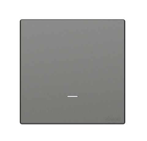 S6- Bộ công tắc 20A 2 cực 2 chiều kèm đèn LED (Grey) 582026-61 Simon màu xám