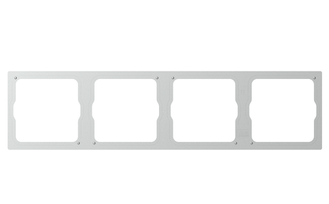 Module Khung bốn màu Bạc Simon M7 660840-6R đế vuông