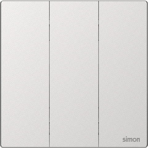 M7 Metal- Bộ công tắc ba 2 chiều (Frosted Sliver) Simon 661032M-2A