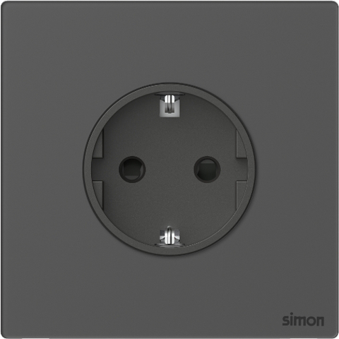 M7 Gem- Bộ ổ cắm Schuko (Diamond Grey) Simon 661687G-4D