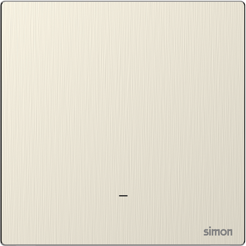 M7 Metal- Bộ công tắc 20A 2 cực 2 chiều có đèn LED (Satin Gold) Simon 662024M-2C