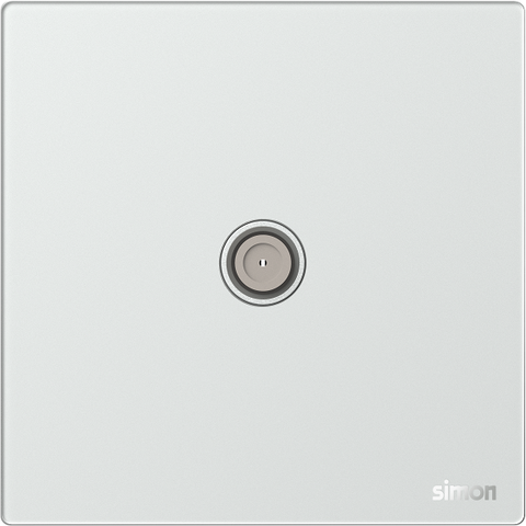 M7 Gem- Bộ ổ cắm TV chuẩn F (Diamond Sliver) Simon 665114G-4E mặt kính
