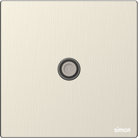 M7 Metal- Ổ cắm TV chuẩn F (Satin Gold) Simon 665114M-2C