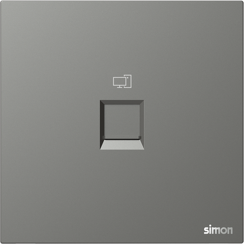 M7 AIR- Bộ ổ cắm mạng Cat6 đơn (Platinum Grey) Simon 665218-6Q