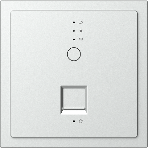 Modul Ổ phát Wifi 6 POE âm tường màu Bạc Simon M7 66E747-6R đế vuông