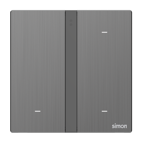 Module công tắc ba (Metal) màu Xám Simon M7 Smart 66E8003MTY-2B