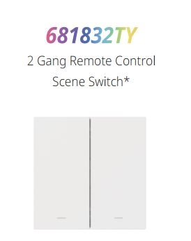 Module Công tắc đôi 1 công tắc đơn và một công tắc ngữ cảnh Simon I7 Smart màu Trắng 681832TY