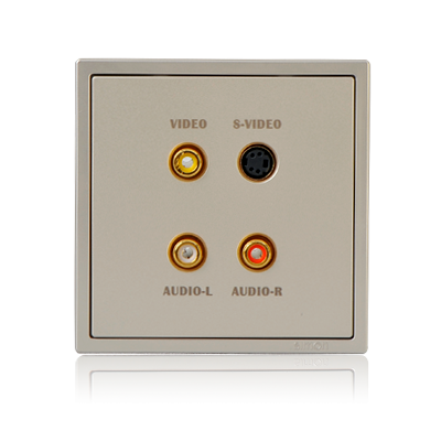 Module Ổ cắm AV-S Simon I7 705493-46 màu Sâm panh