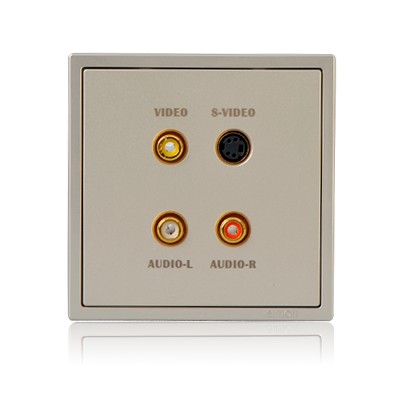 Module ổ cắm AV-S Simon I7 700493-46 màu Sâm panh