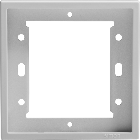 Khung đơn màu trắng Simon I7 700610 ghép đế  vuông đơn