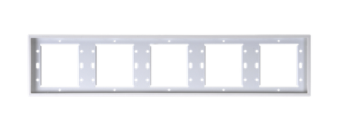 Khung viền năm màu trắng Simon I7 700650