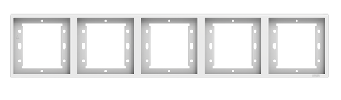 Khung viền 5 Simon I7 màu trắng 700850 chuẩn khung đế 86