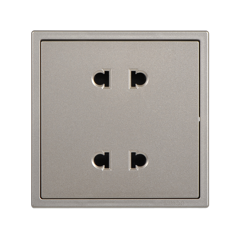 Module Ổ cắm đôi 2 chấu Simon I7 701072-46 màu Sâm panh