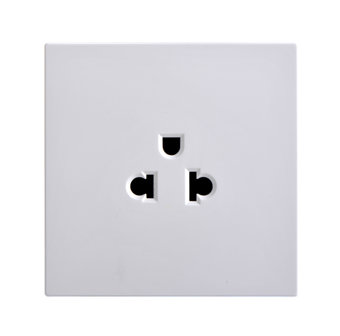 Module Ổ cắm đơn 3 chấu thường 16A/220V màu Trắng Simon I7 701087