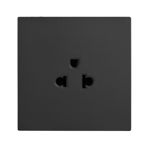 Module Ổ cắm đơn 3 chấu thường 16A màu Đen Simon I7 701087-26