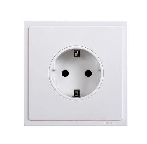 Module Ổ cắm Schuko màu Trắng Simon I7 701687 chuẩn đế vuông