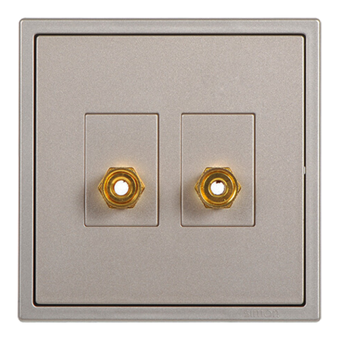 Module Ổ cắm loa đơn màu sâm panh Simon I7 705401-46