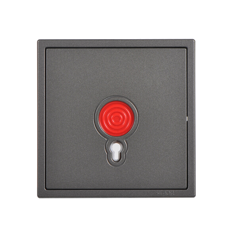 Module Công tắc khẩn cấp màu xám Simon I7 705901-61 lắp đế vuông