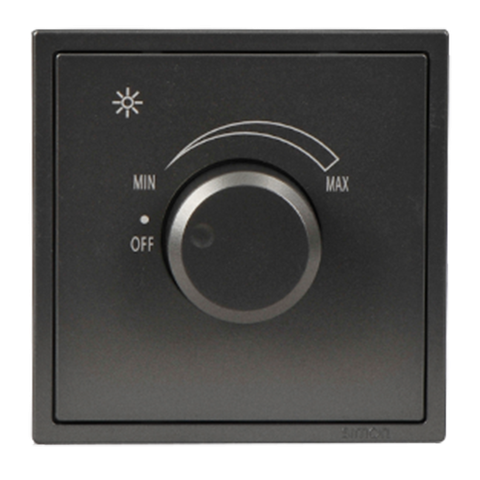 Module Chiết áp đèn LED 200W màu xám Simon 70E102 chuẩn vuông