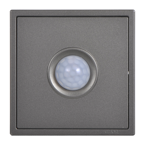 Công tắc cảm biến hiện diện 4 dây màu xám simon I7 70E303-61 lắp đế vuông