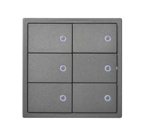 Module Công tắc ngữ cảnh sáu Simon I7 Smart màu  Xám 681820TY-61