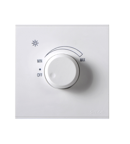 E6- Bộ chiết áp đèn 200W Simon 72E102 Màu trắng