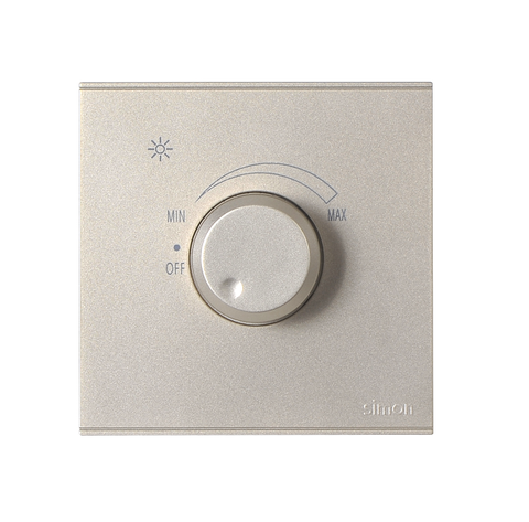 E6- Bộ chiết áp đèn 200W (Champagne) Simon 72E102-46 Màu sâm panh