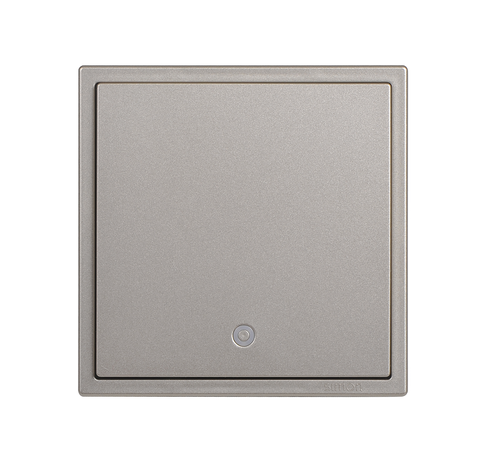 Công tắc 32A, 1 chiều có đèn LED Simon I7 703223-46 màu sâm panh đế vuông