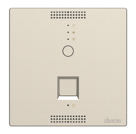 Ổ phát wifi trong phòng lắp đế âm vuông Simon 58E748-46 màu sâm panh