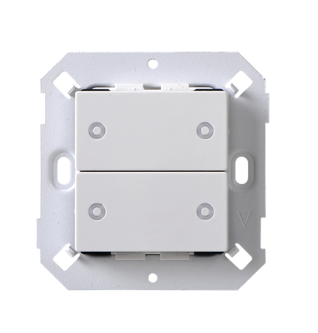 Công tắc bốn 1 chiều có đèn LED simon V8 80141 màu trắng