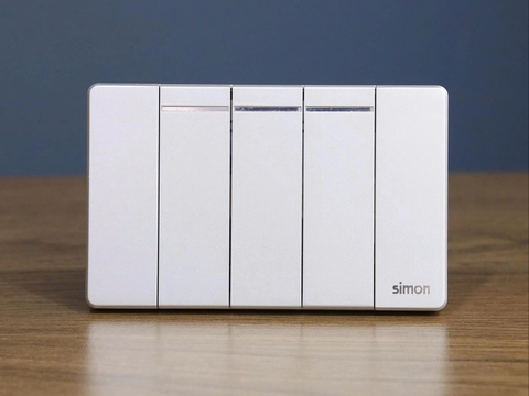K9 - Bộ công tắc ba 2 chiều S (champagne) Simon K9 591032-46 màu sâm panh