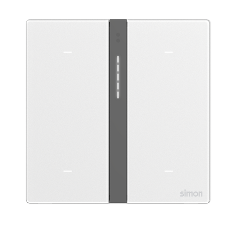 Module công tắc bối cảnh bốn Simon M7 Smart Màu trắng 66E8008GTY-4F