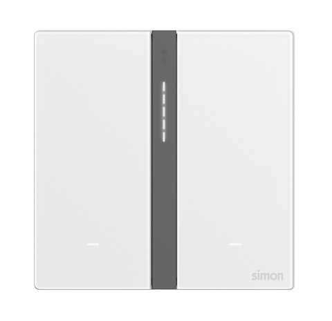 Module công tắc bối cảnh đôi Simon M7 Smart Màu trắng 66E8006GTY-4F
