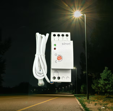 Công tắc cảm ứng ánh sáng ngoài trời mắt rời chống nước Siron SR-LS533