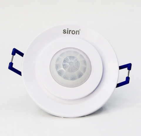 Công tắc cảm ứng hồng ngoại, cảm ứng chuyển động lắp âm trần Siron SR-SS001