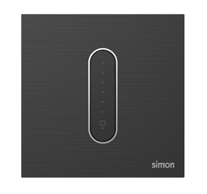 Công tắc điều chỉnh đèn LED 200W Simon S20 82E101-22 màu Đen