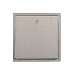 Công tắc đơn 2 chiều có đèn LED màu Champagne simon I7 701014-46 Chuẩn đế vuông