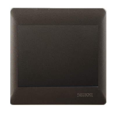 Công tắc đơn 2 chiều Simon S50 51012-61 Màu Xám lắp chuẩn đế vuông