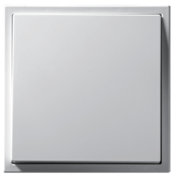 Module Nút nhấn nhả công tắc đơn màu trắng Simon I7 701011F mặt vuông