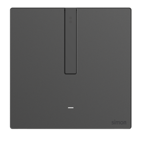 Module công tắc đơn Simon M7 Smart màu Xám 66E8001GTY-4D lắp đế vuông