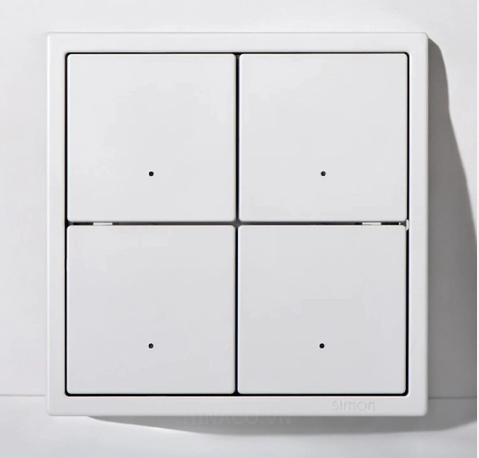 Module Công tắc ngữ cảnh bốn Simon I7 Smart màu Trắng 70E845TY